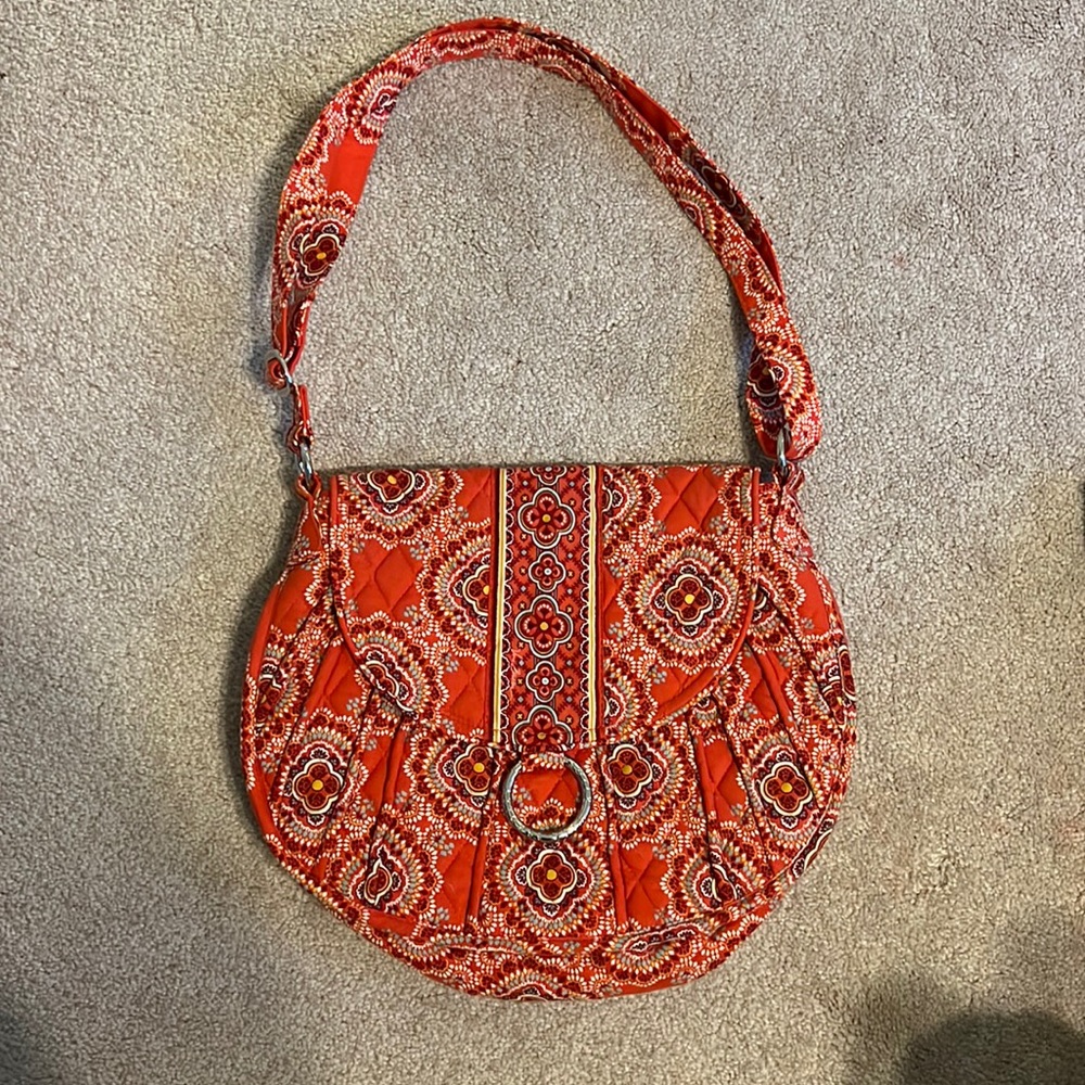 Vera Bradley Paprika Villager Shoulder Bag